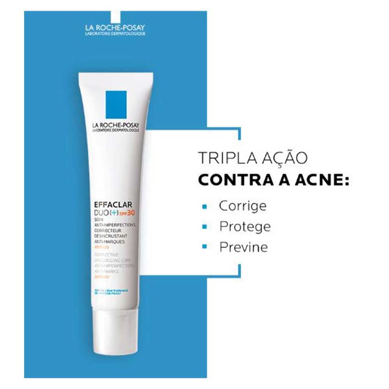 Anti-Imperfeições La Roche-Posay - Effaclar Duo (+) FPS30 40ml