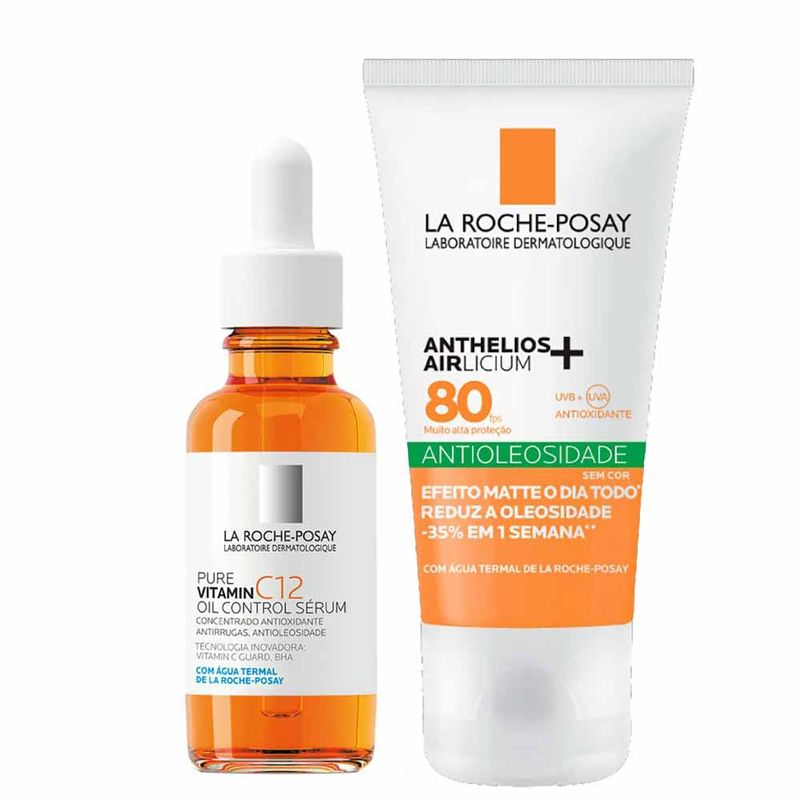 La Roche-Posay Kit - Sérum Antirrugas + Protetor Solar FPS80 Kit