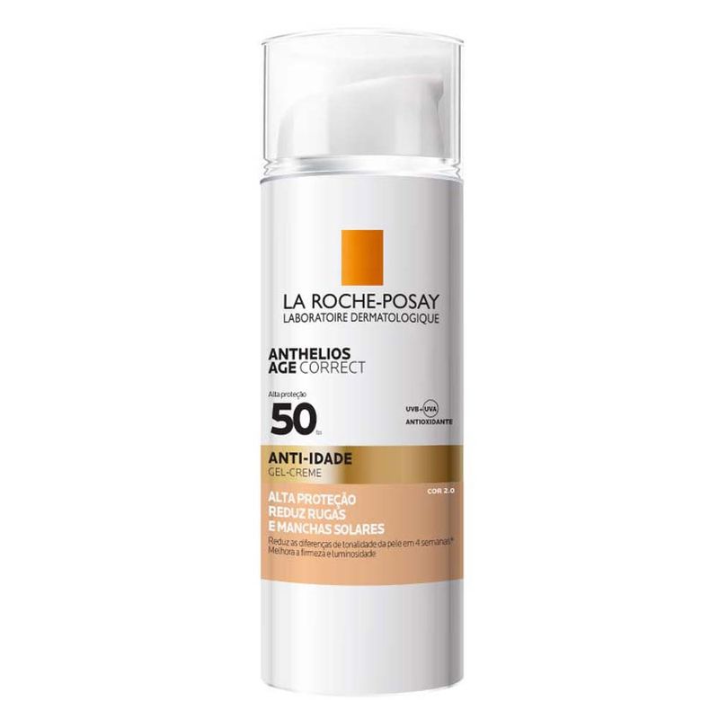 Protetor Solar Facial com Cor La Roche-Posay - Anthelios Age Correct Fps50 2.0
